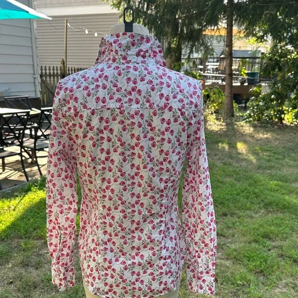 J. Crew Pink Floral Button-Down Liberty Cloth - Picture 4 of 7